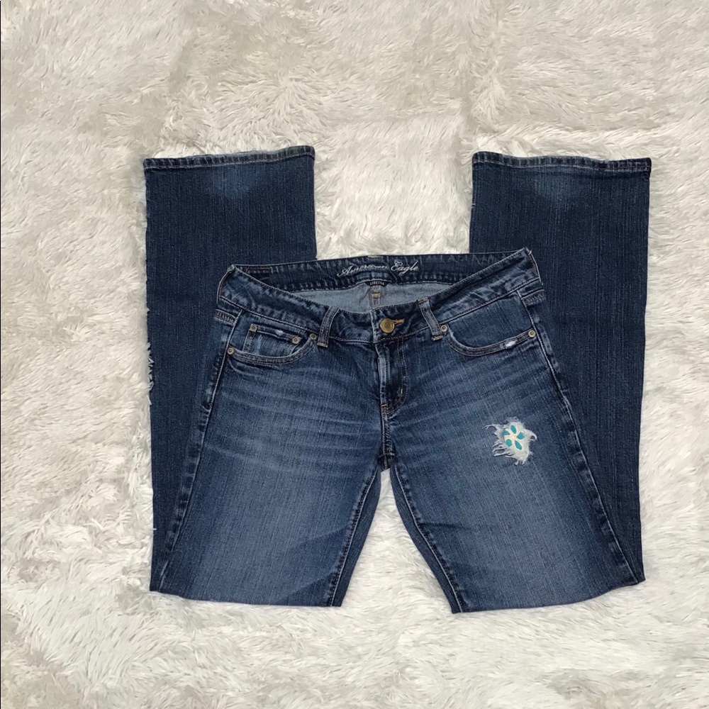 American Eagle Jeans size 8 stretch boot leg